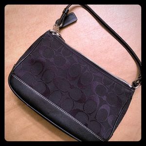 Coach monogram small shoulder bag